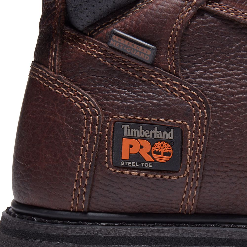 Bocanci De Muncă Timberland Barbati Visinii - Pro® Flexshield Met Guard 6\" Steel Toe - Romania - GFO